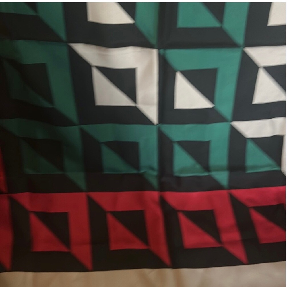 Givenchy Vintage Abstract Design Scarf